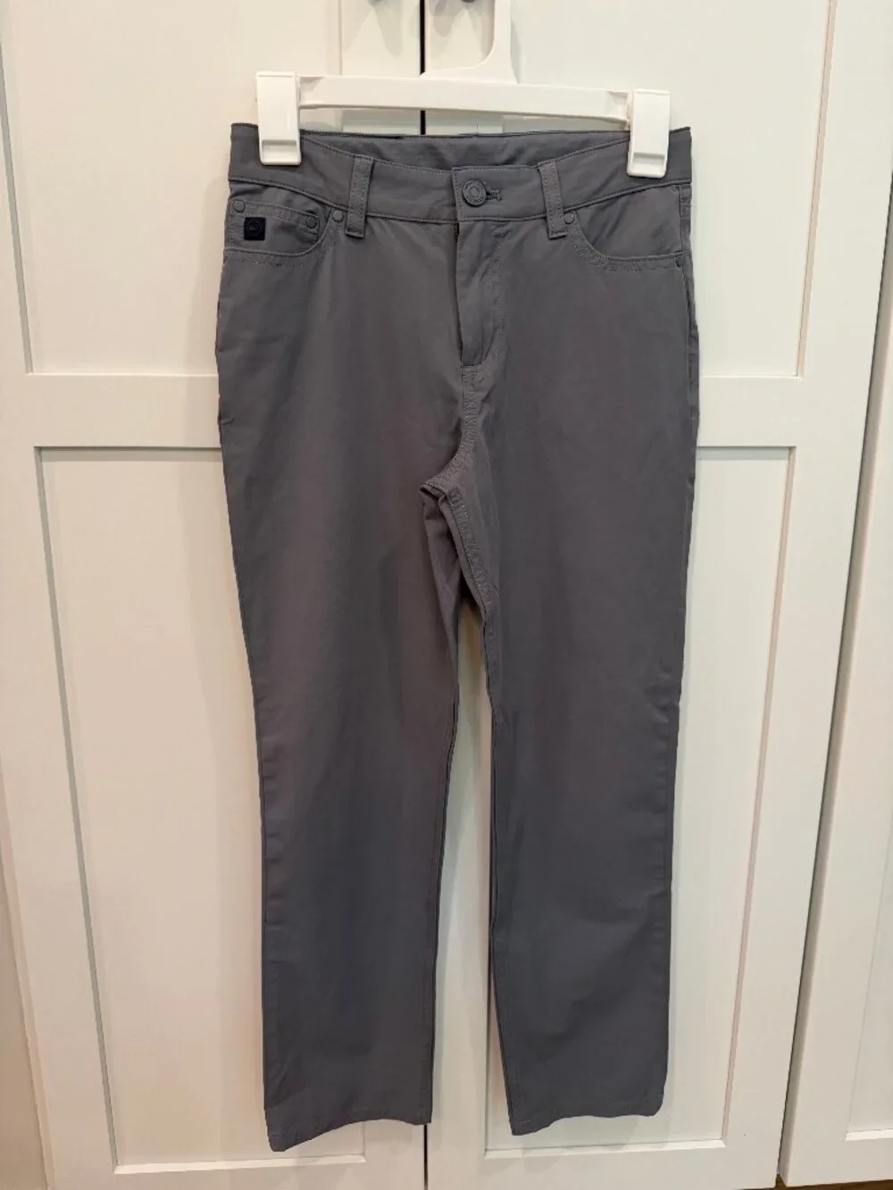 Vineyard Vines ON-THE-GO-5-POCKET PANT GREY YOUTH 12